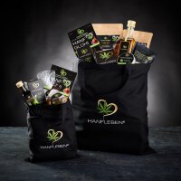 Baumwolltasche gro&szlig; mit Logostickerei