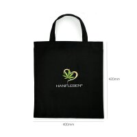 Baumwolltasche gro&szlig; mit Logostickerei